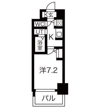 梅田ウエストレジデンスの物件間取画像